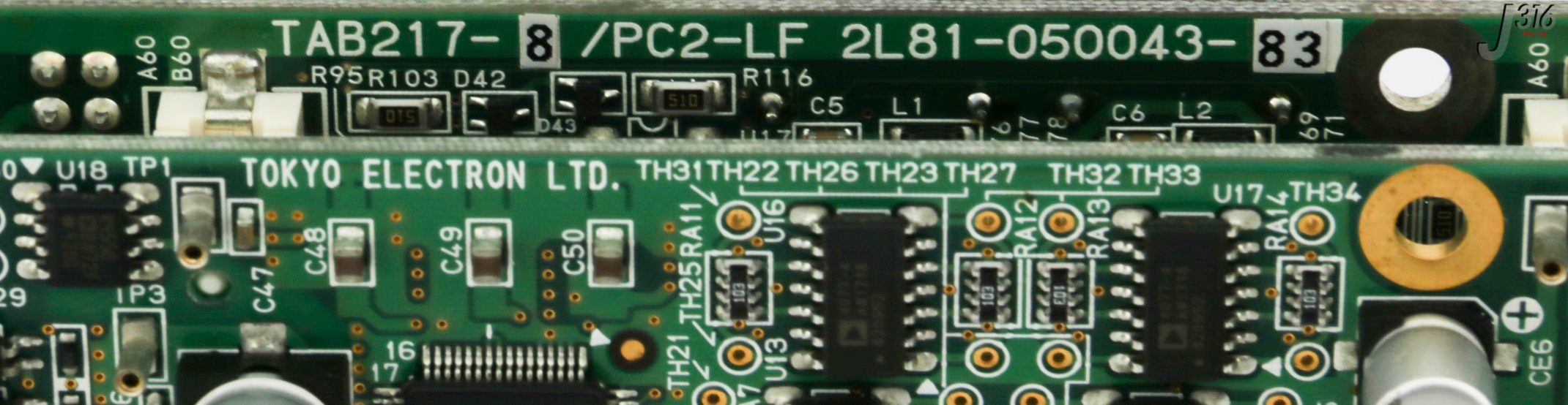 30039 TEL PCB ASSY, 2L81-050043-83 W/ TAB113-1/I01-LF TAB217-8/PC2